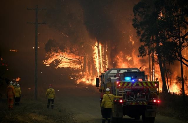 澳大利亚火灾受灾地区