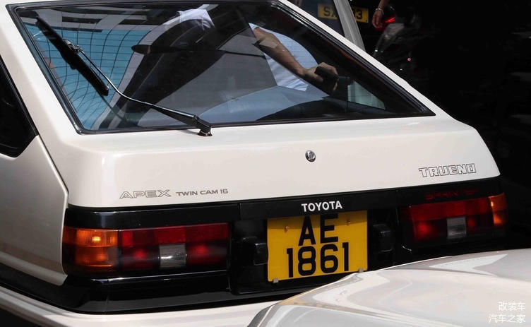 头文字d ae86的车牌是多少 要照片