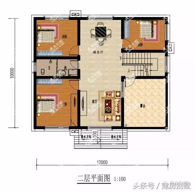 造价18万的3款两层别墅，布局方便实用，建不建房都要收藏