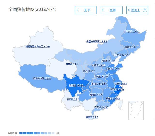 2019年4月3日生猪价格行情走势;猪肉消费利好