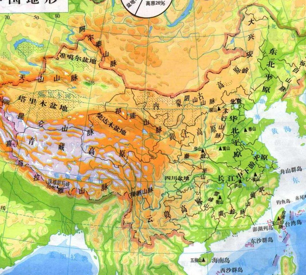 中国的四大盆地是哪四个,只有一个是世界十大