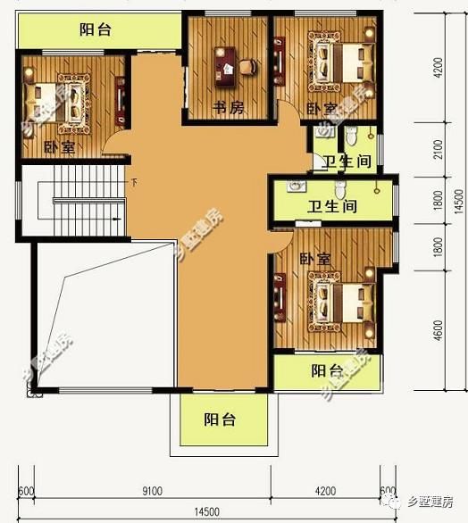农村正方形地基不好建房?来看看这两款,满足你的所有需求