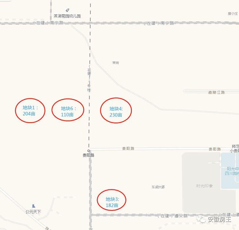 重磅!2018年合肥59宗优质地块位置曝光!6841.69亩!空港、滨湖、包