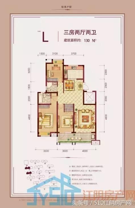 江阴的主力户型是多少？小编用心推荐几个，买不买就在一瞬间～