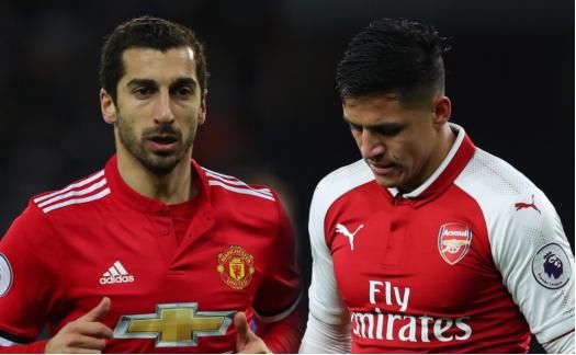 乐橙娱乐看点:桑切斯换姆希塔良,阿森纳四舍五