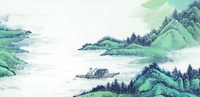 一首写景小诗，似一幅静谧的秋江美景图