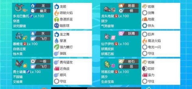 剑盾宝可梦精灵排行