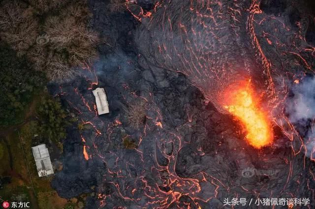 夏威夷火山熔岩吞没发电厂，惨烈现场犹如人间地狱