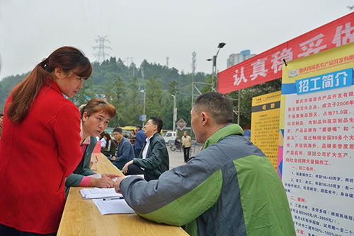 綦江区举办农民工日活动 提供2400余个就业