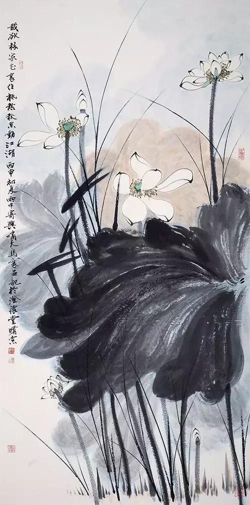 师法的感悟--马啸天国画欣赏