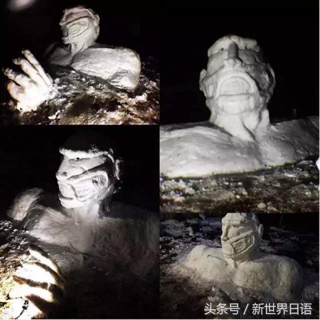 龙猫出没！日本雪后大街小巷都是“二次元”