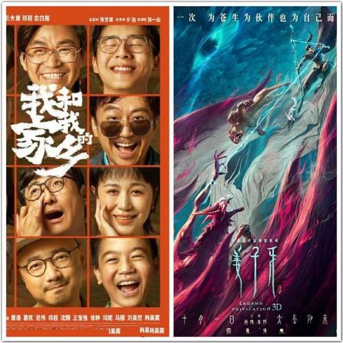 国庆第3日：《家乡》逆跌超《姜子牙》登顶，预测总票房大涨6亿超《八佰》