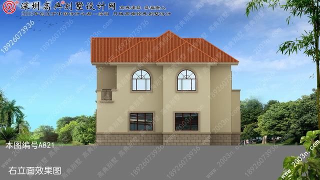 二层最新别墅设计图农村房屋设计图
