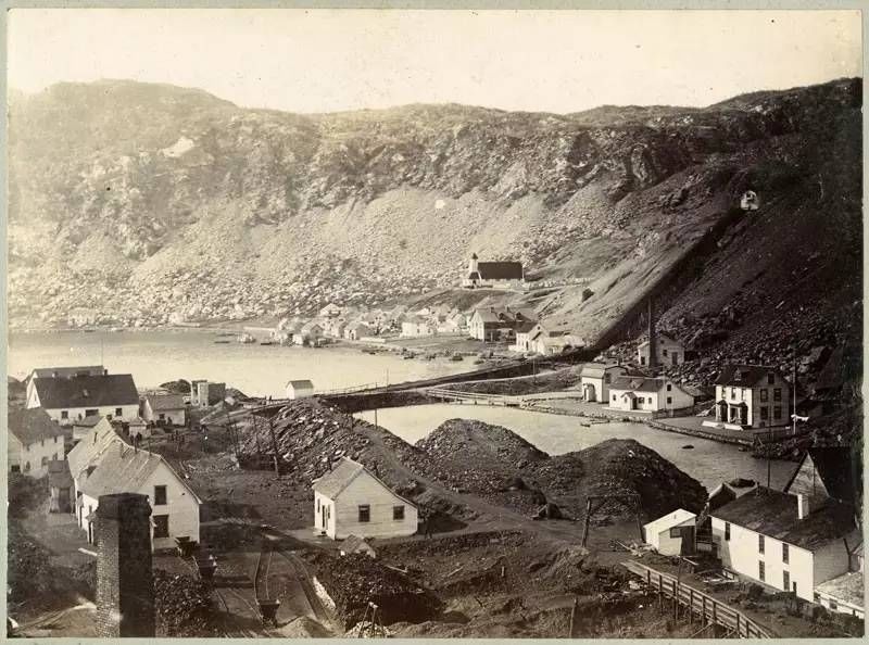 加拿大风景如画的小镇