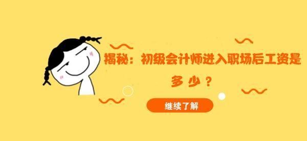 揭秘:初级会计师进入职场后工资是多少?