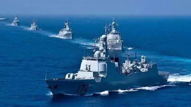 中国建造的海军舰艇总量的规模相当,堪比大国
