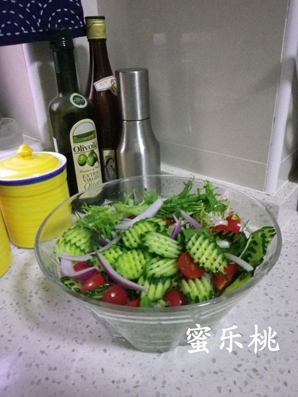 油醋汁西式蔬菜沙拉