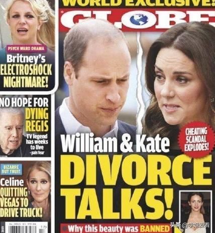外媒:曝威廉王子与凯特婚变危机?已在寻找律师