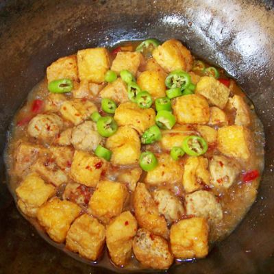 奢华牛肉酱烩油豆腐