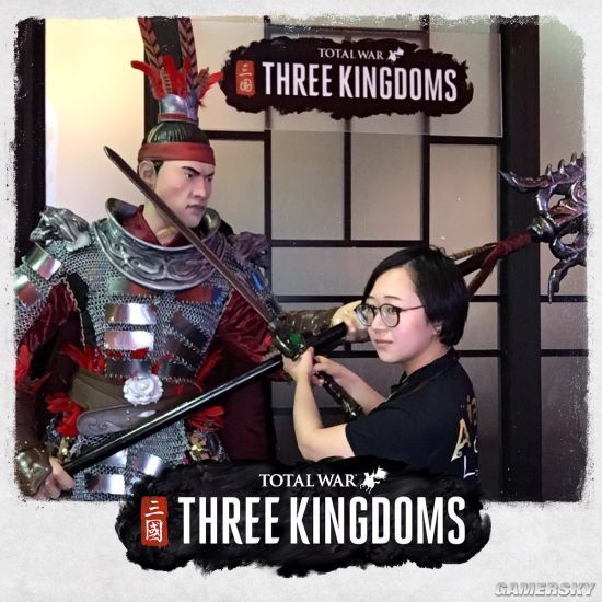 E3 2018:《三国:全面战争》E3展台吕布雕像人