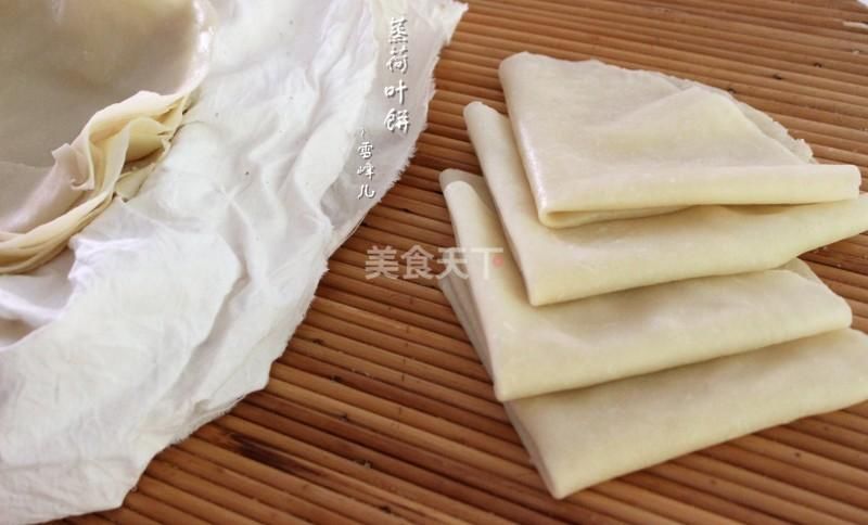 正宗的春饼要薄如纸，一种烫面两种饼!