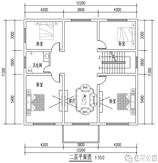 12X11米自建房,经济实用,花园菜园样样有!