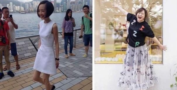 当140斤贾玲和70斤鲁豫同穿裙子，网友:我再也不想减肥了!