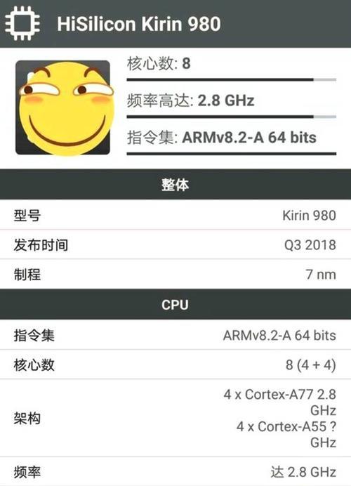 华为麒麟980详细规格流出,24核GPU,炸裂!