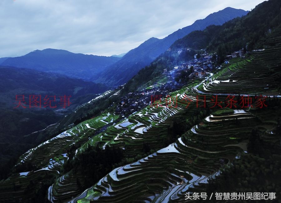 多彩贵州,从江苗族陡坡造田上万亩,全长二十五公里太壮观了