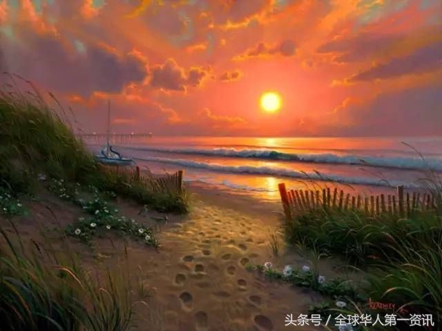 30张超美的美国风光油画