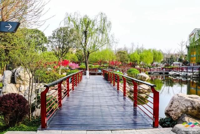春满中国 醉西安｜春游好去处：在临潼度假区芷阳广场听见花开的