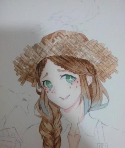 第五人格:小学生画园丁艾玛,开始以为是乱写乱