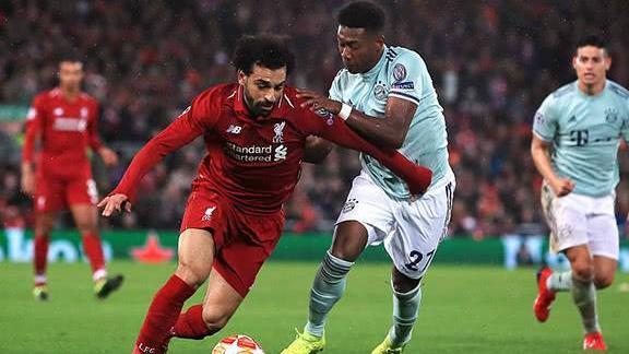 欧冠:利物浦战平拜仁 等待下回合慕尼黑再决雌