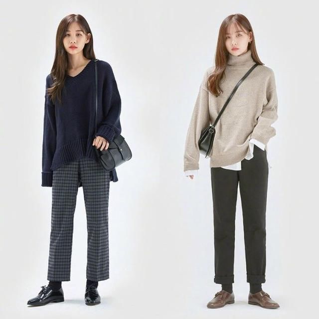 45套矮个子女生,秋冬气质穿搭