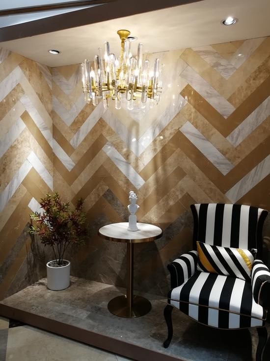 丰品设计2017米洛西精工大理石 陶博会展厅