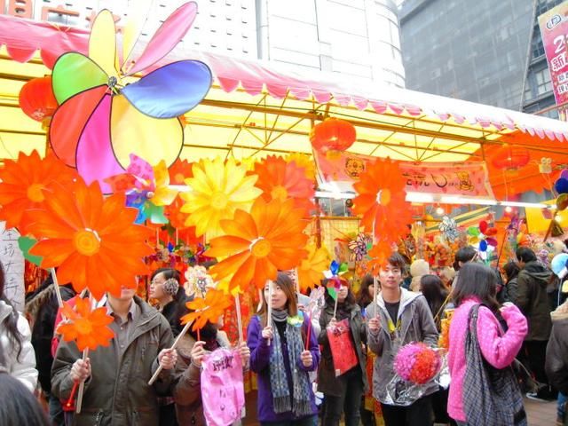 春节花市上的那些美丽花儿