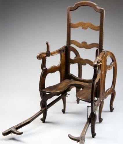 历史照片:古代孕妇生孩子专用椅,让现代人开了