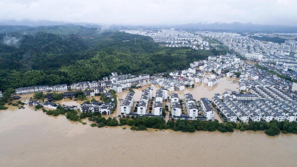 强暴雨后的婺源,遭百年不遇洪水居然还这么美!