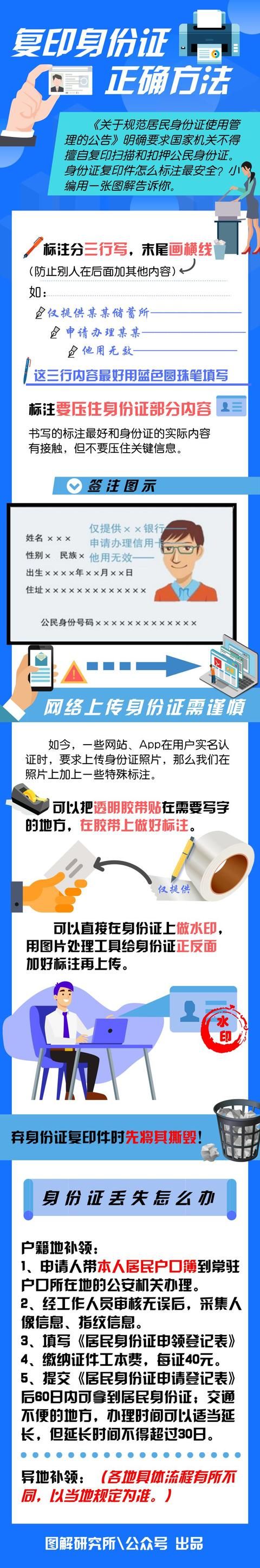 身份证标注的正确写法