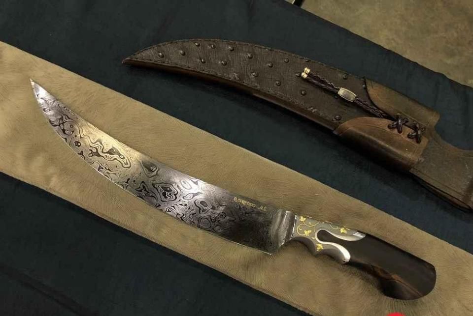 2018世界顶级刀展掠影,大马士革博伊刀炫丽抢眼,多图预警!