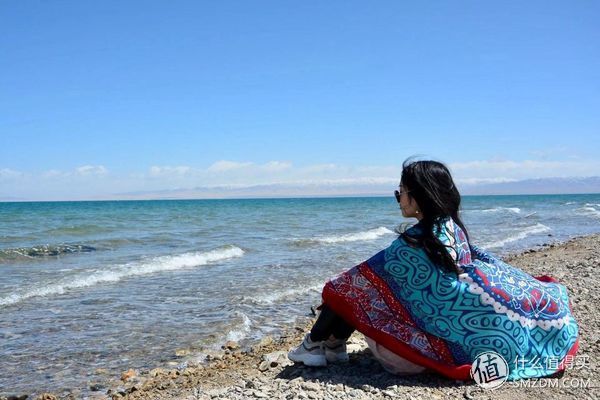 #原创新人#青海:一张蓝色画板上，映出绚烂世界