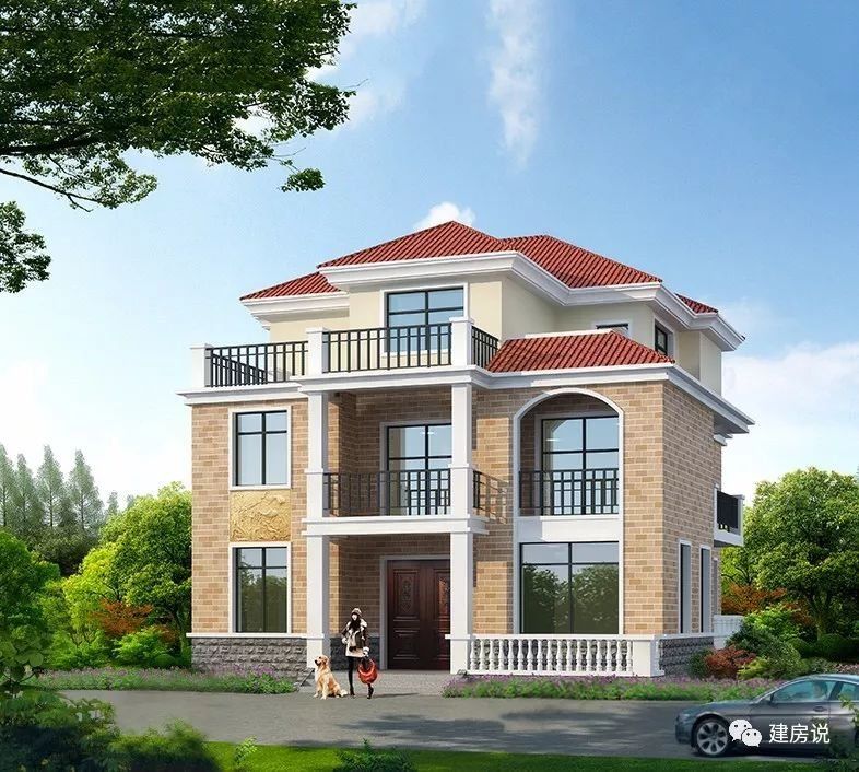 10款乡村自建别墅户型，农村建房首选，最后一套还带实景图