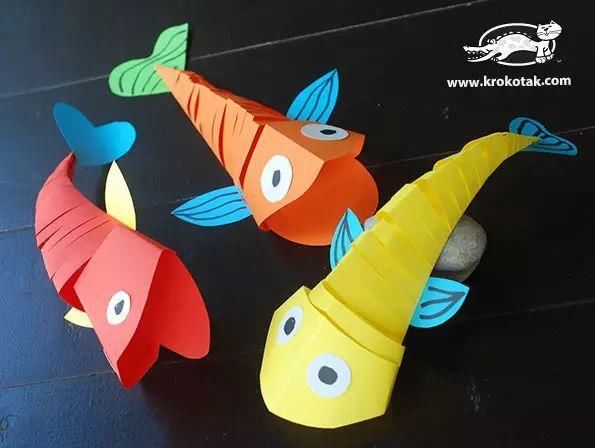 【儿童创意手工】diy纸盘制作各种小鱼