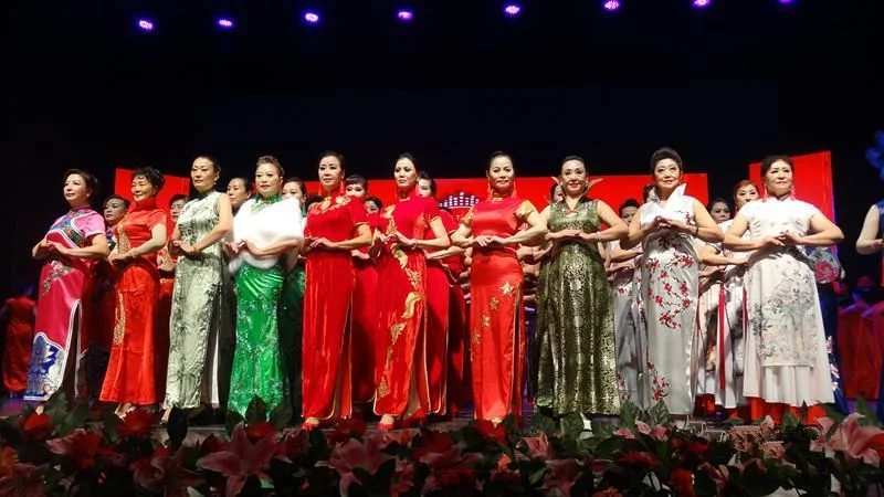 中华俏夕阳第十一届全国服装模特大会在天津举办