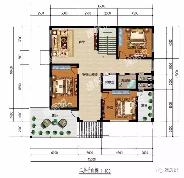 农村想建二层别墅的看过来，造价便宜户型正，农村房子就该这么建