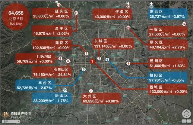 最新！5月18座热门城市房价地图公布！武汉房价又涨了