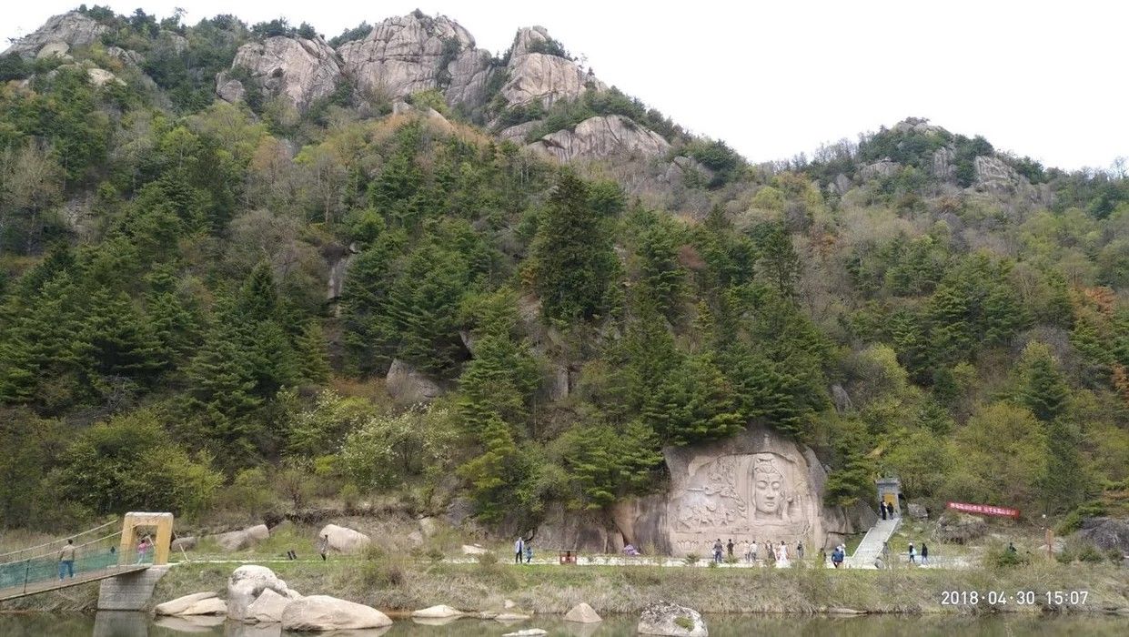 陕西宝鸡凤县通天河国家森林公园美景