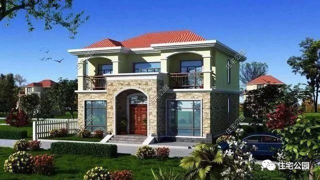 实拍5套农村自建别墅,50万建现代,100万建欧式,中式才