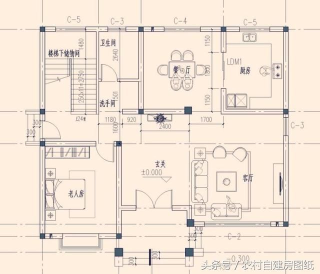 10款二层农村自建房图纸，2款带土灶，3款带车库，7款带堂屋