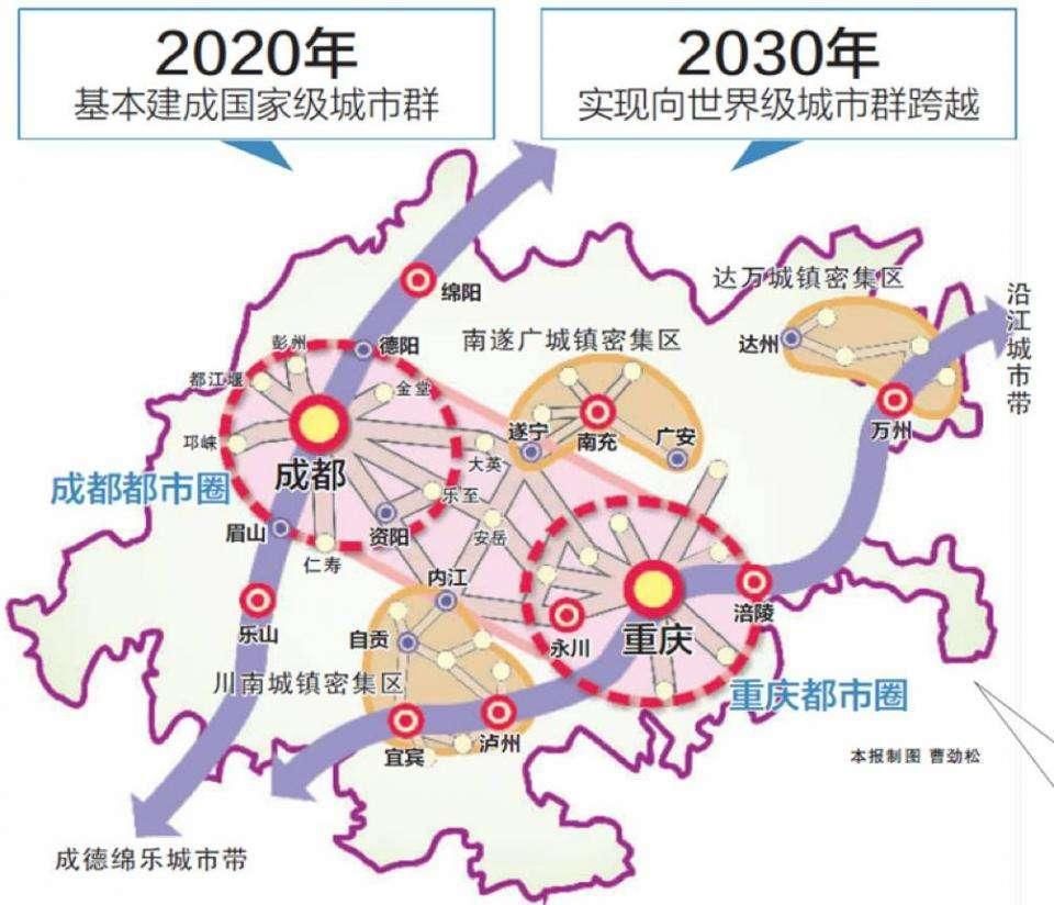 四川省经济格局:新一线成都市带一群四五线城市在玩，附数据